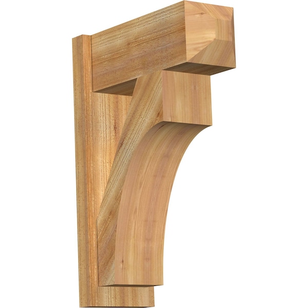Ekena Millwork Westlake Rough Sawn Craftsman Outlooker, Western Red Cedar, 8"W x 20"D x 28"H OUT08X20X28WTL04RWR - main